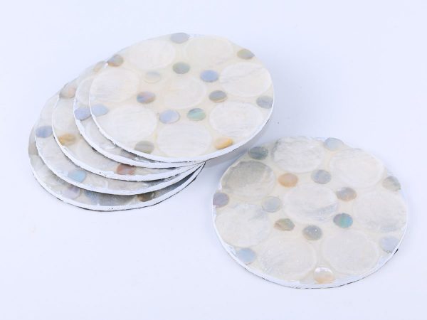 Round coaster set of 6