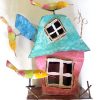 Birdhouse candle holder