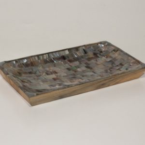 Green shell towel holder