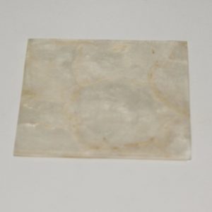 Coaster in white oyster shell