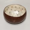 Coconut bowl with shell inside
