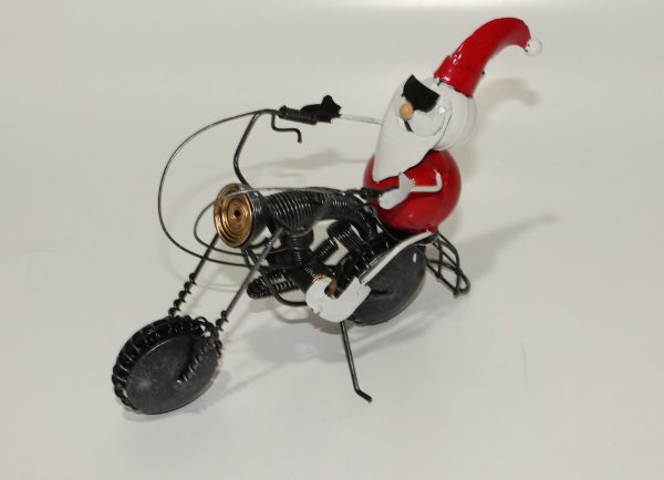 Santa on Bike