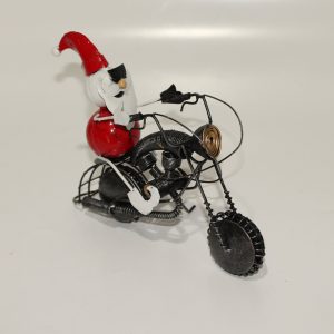 Santa on Bike