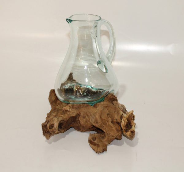 Jug on driftwood