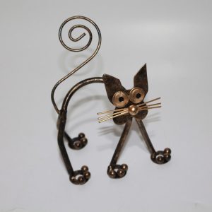 Curved Cat as card holder