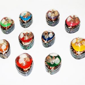 Small Jewelry Box With Resin (Pack of 10 mix color)Small Jewelry Box With Resin (Pack of 10 mix color)