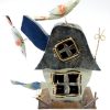 Birdhouse candle holder