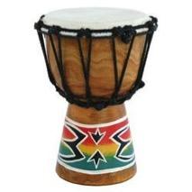 Τύμπανο Djembe ζωγραφική με σφουγγάριΤύμπανο Djembe ζωγραφική με σφουγγάρι