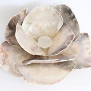 Shell flower candle holderShell flower candle holder